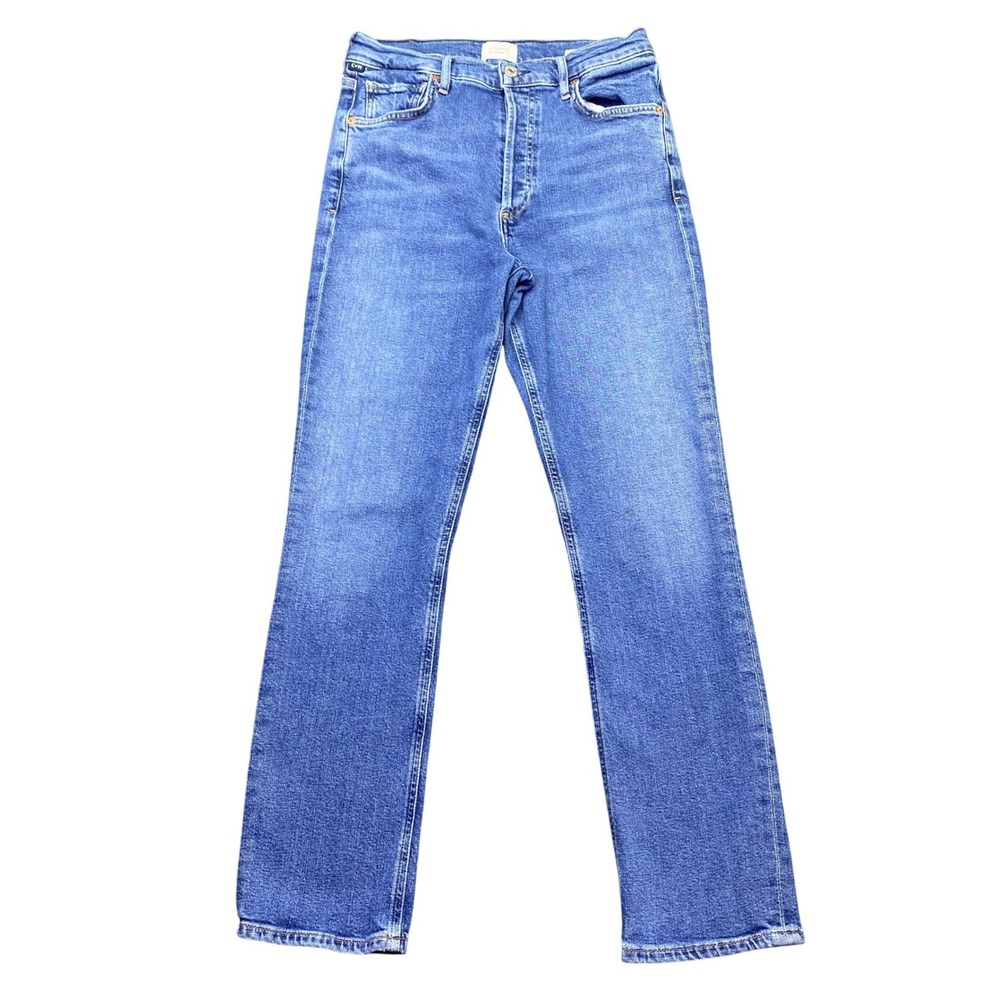 Citizens of Humanity Charlotte High Rise Straight Jeans Blue Size 27